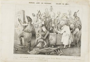 Fameux Jury de Peinture. Salon de 1841 - Clément Pruche