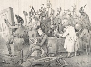 Fameux Jury de Peinture. Salon de 1841 - Clément Pruche