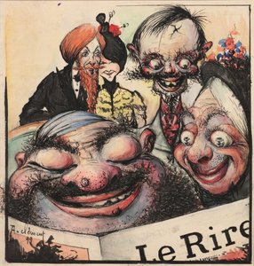 Conception de couverture pour le magazine Le Rire