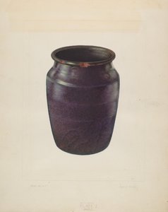Churn en terre cuite