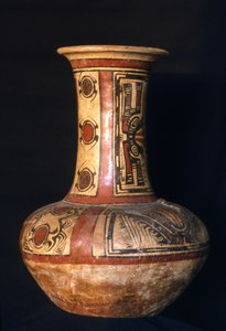 Pot à col haut, phase Cocle précoce, 700-800 après J.-C.