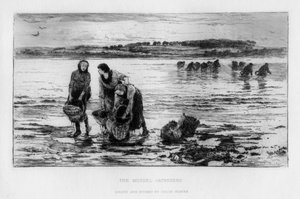 Les ramasseurs de moules, vers 1890