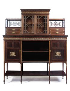 Cabinet latéral incrusté de la fin de l