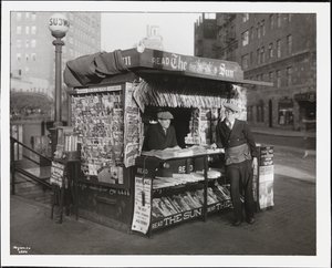 Un kiosque à journaux