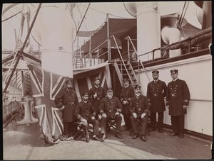 Cunard Line, S.S. "Umbria", c.1897 (photo n/b)