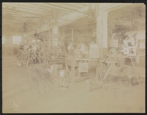 Laboratoire de films Dressler & Co. avec des personnes travaillant, New York - Company Byron