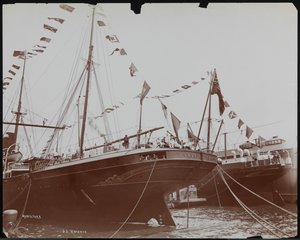 S.S. "Umbria" à quai, c.1897