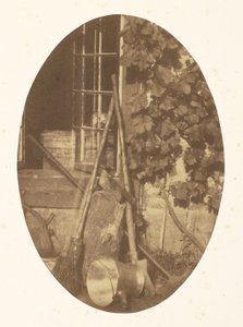 [Nature morte avec matériel de jardinage]