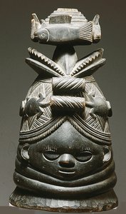 Masque de casque Mende - Congolese Congolese