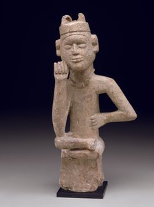 Figure masculine assise (ntadi) - Congolese Congolese