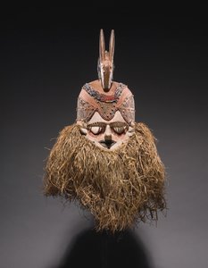 Masque de casque Suku - Congolese Congolese
