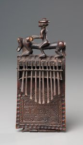 Piano à pouces, fin des années 1800 - Congolese School