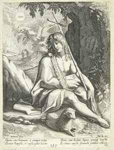 Jean-Baptiste dans le désert - Conrad Goltzius