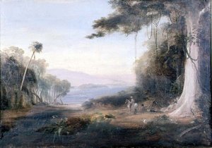 Paysage du lac Illiwara - Conrad Martens