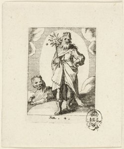Sol, planche quatre de Der VII Planeten - Conrad Meyer