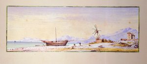 Plage de Bordighera - Consalvo Carelli