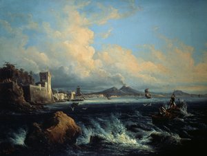 Naples vue de Posillipo