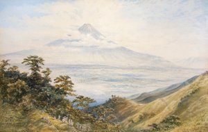 Fujiyama depuis le col d