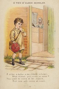 Comptine : Un Écolier de Dix Heures - Constance Haslewood