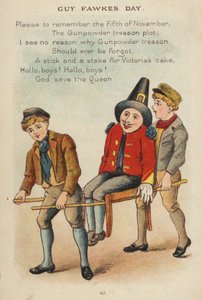 Comptine : Jour de Guy Fawkes - Constance Haslewood