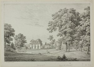 The Château de Bagatelle in the Bois de Boulogne - Constant Bourgeois