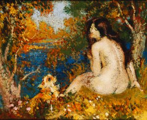 Bouquet de lys - Constant Montald