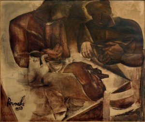 Constant Permeke, "Le pain noir" / Huile sur toile, 1923 - Constant Permeke