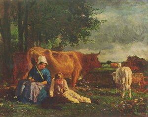 French : Scène de berger
