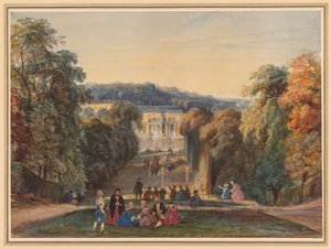Dans le parc de Saint-Cloud - Constant Troyon