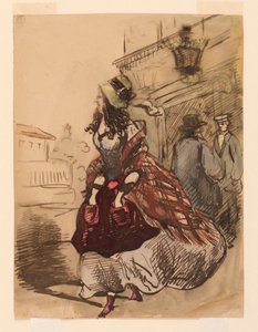 Scène de rue - Constantin Guys