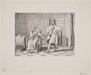Illustration pour Svend Grundtvig, "Marsk Stig : Ballade danoise du XIIIe siècle", 1861