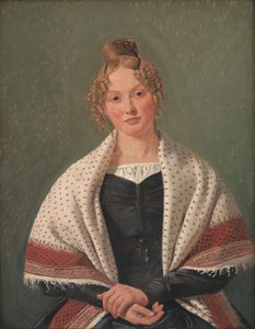 Portrait de Hanne Wanscher, née Wegener - Constantin Hansen