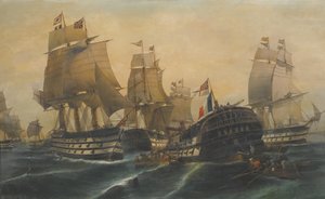La Bataille de Trafalgar - Constantinos Volanakis