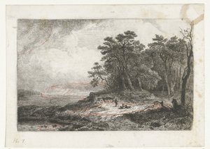 Paysage avec berger - Constantinus Cornelis Huysmans