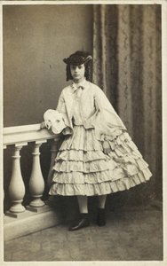 Portrait de la princesse Dagmar de Danemark - Copenhagen Photo studio E. Lange