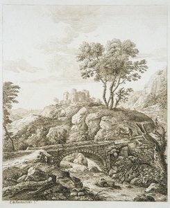 Paysage avec château - Copplestone Warre Bamfylde