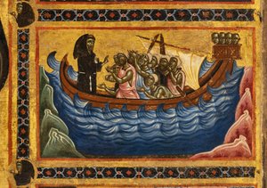 Retable de Saint François Bardi et vingt histoires de sa vie, Chapelle Bardi, (détail) - Coppo di Marcovaldo