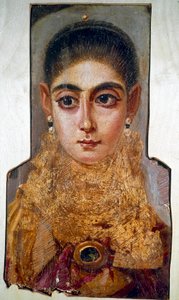 Art copte : jeune femme appelée « L