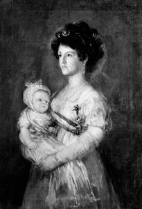 Infante María Luisa 1782-1824 et son fils Carlos Luis 1799-1883