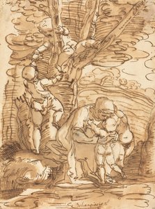 Charité - Copy after Luca Cambiaso