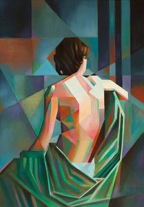 Dos de femme (abstrait) - Corné Akkers