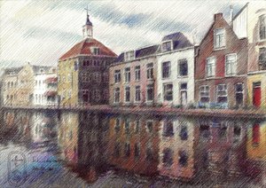 Un charmant canal néerlandais - Corné Akkers
