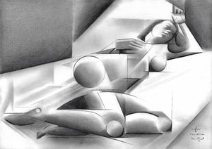 Forme féminine cubiste