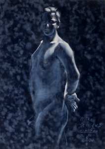 Figure masculine bleue spectaculaire - Corné Akkers