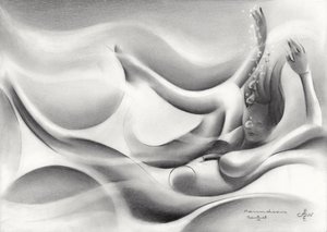 La femme au rêve flottant
