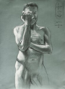 Nu masculin pensif - Corné Akkers