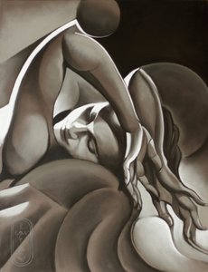Étreinte sensuelle