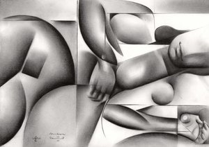 Figure géométrique sensuelle - Corné Akkers