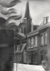Rue urbaine stylisée