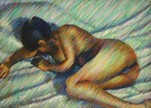 Nu au repos, plein de vie